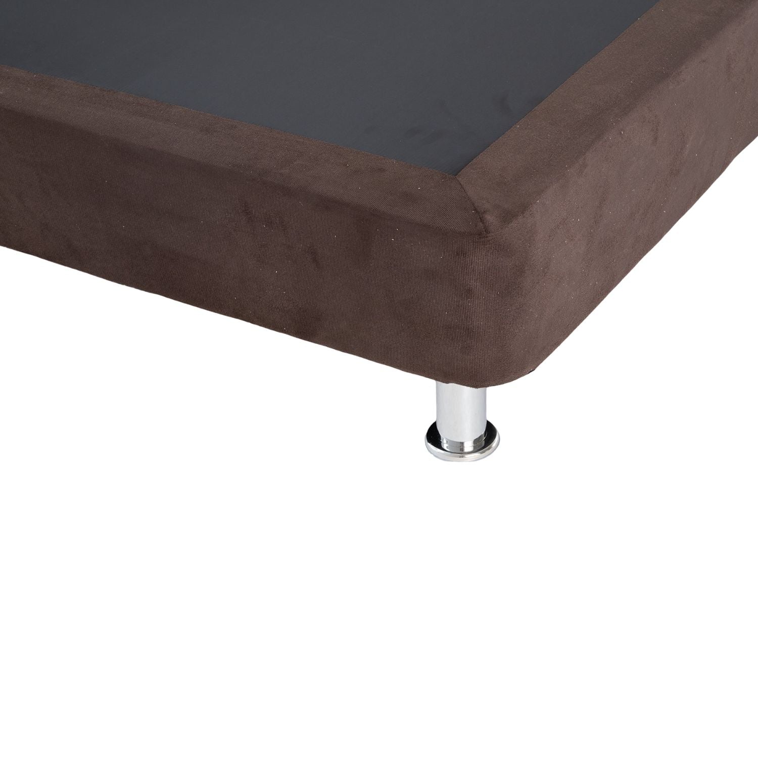 Base Cama King Napoli Microfibra Café Par