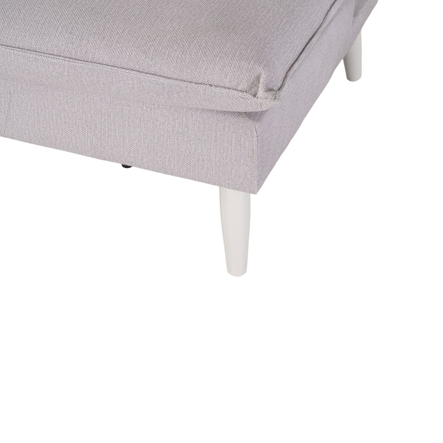 Sofá Cama Albi Velvet Chalet Taupe, Off White