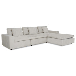 Juego de Sala Creta Velvet Impetu Beige Premium 3 Mts