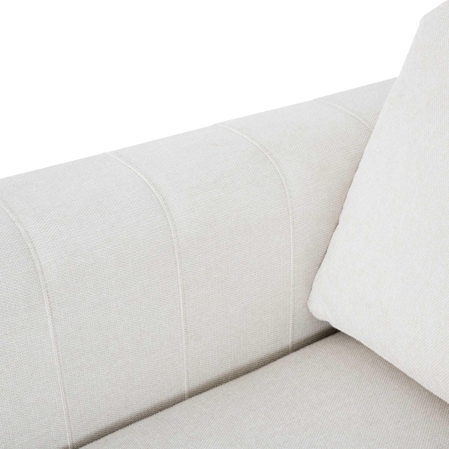 Sofá en L Ivory Lino York Home 1630 Beige, Natural 2.20 mts