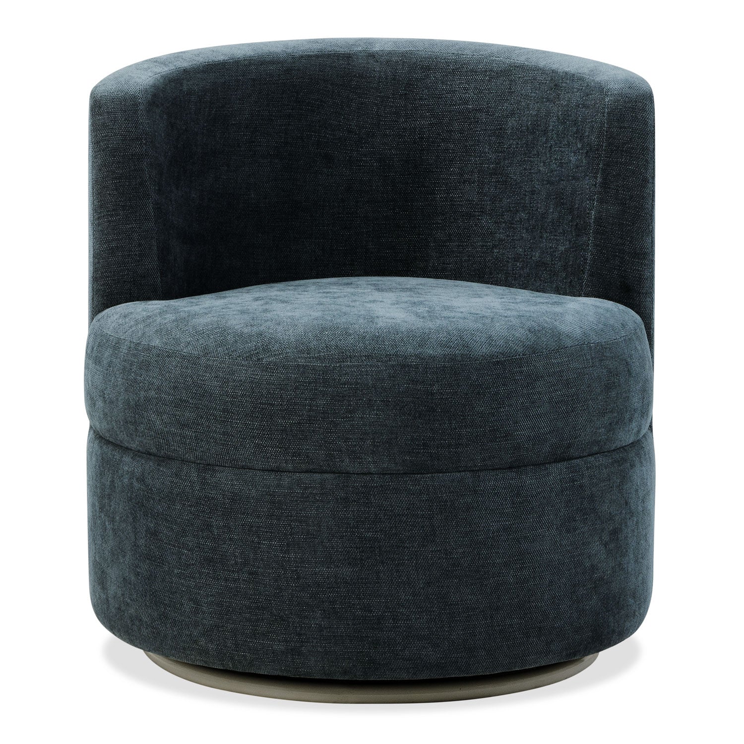 Poltrona Bonn Lino Solaris Azul Cobalto, Giratoria