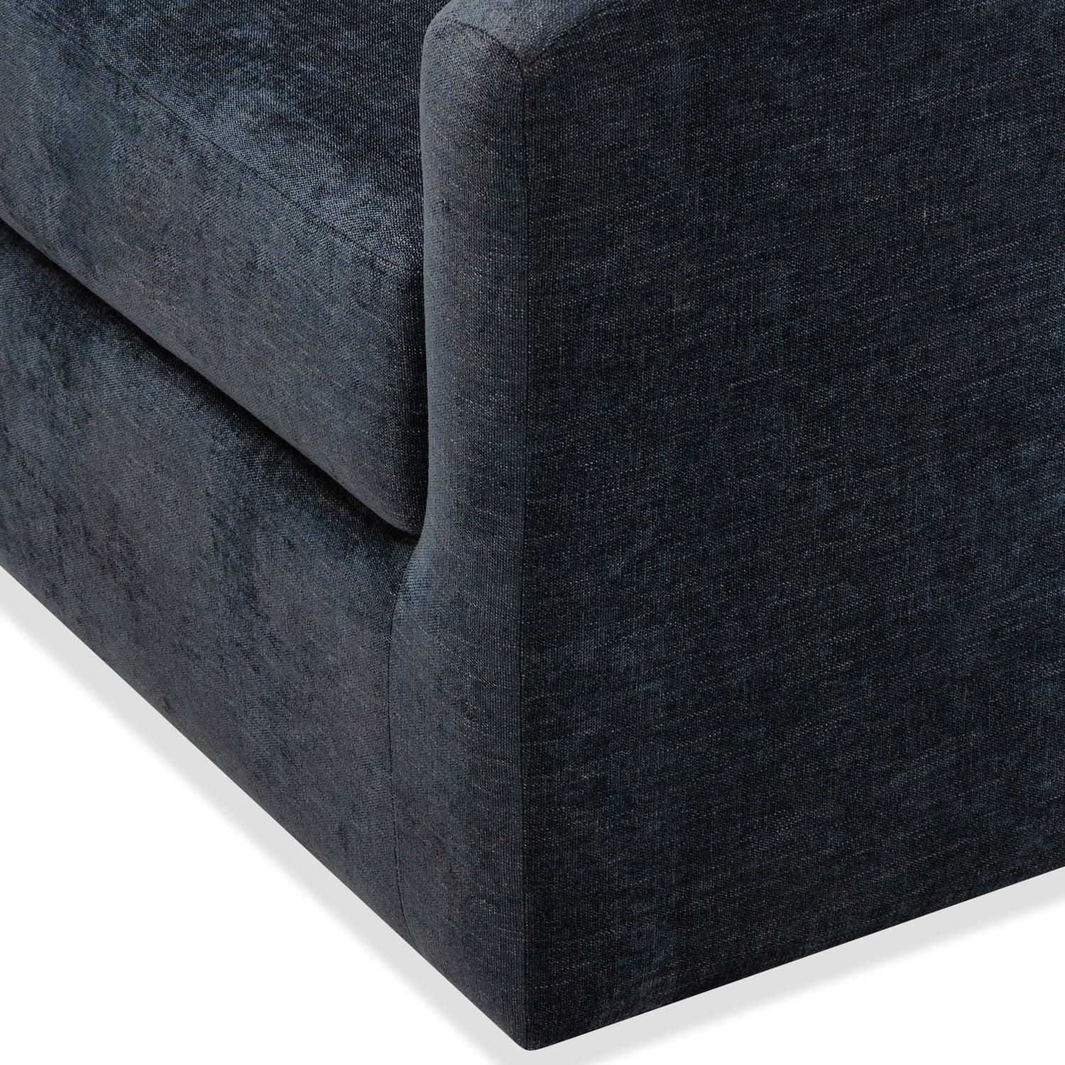 Poltrona Turin Microfibra Azul, Giratoria