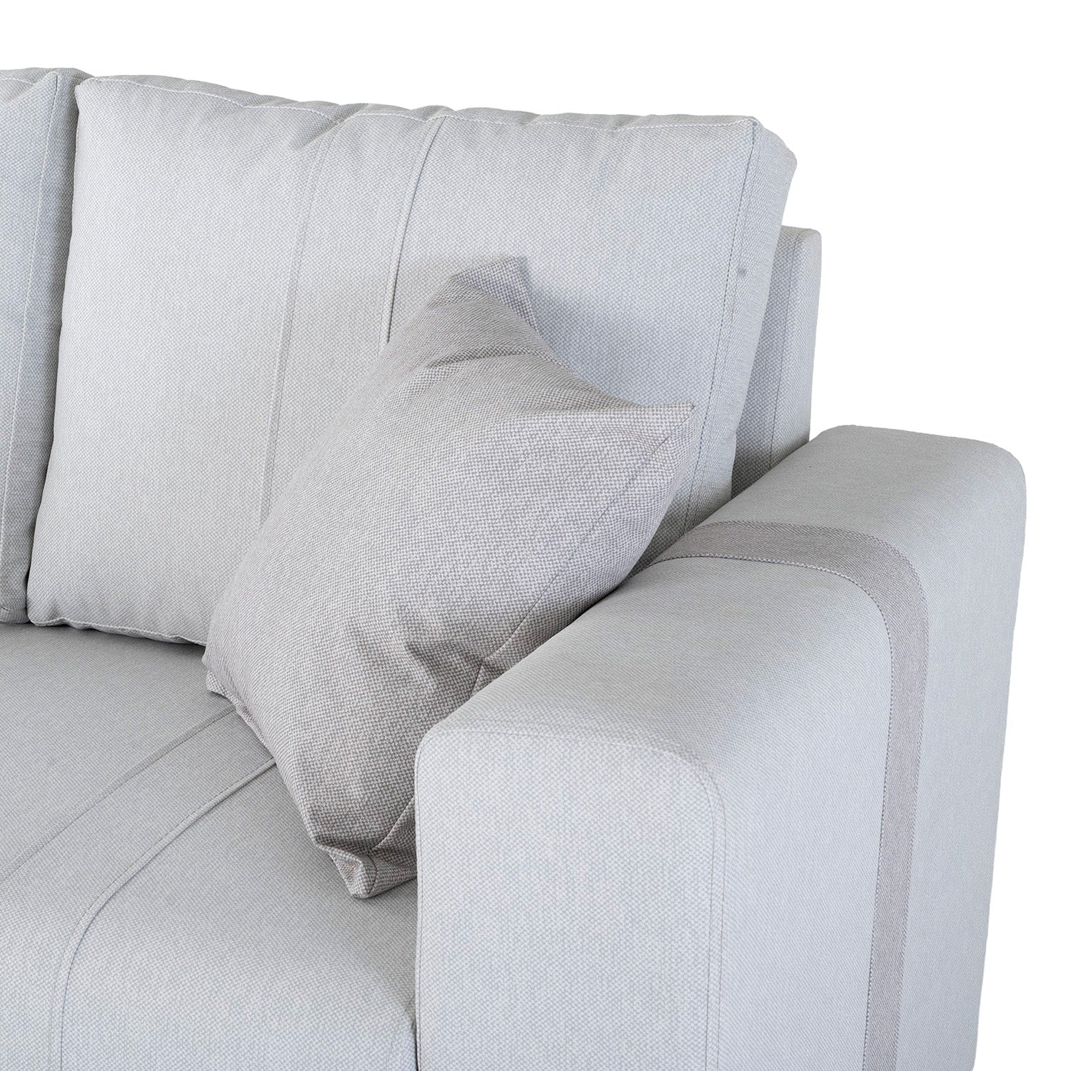 Sofá 2 Puestos Mark Eurolino Gaira Plata, Champaña