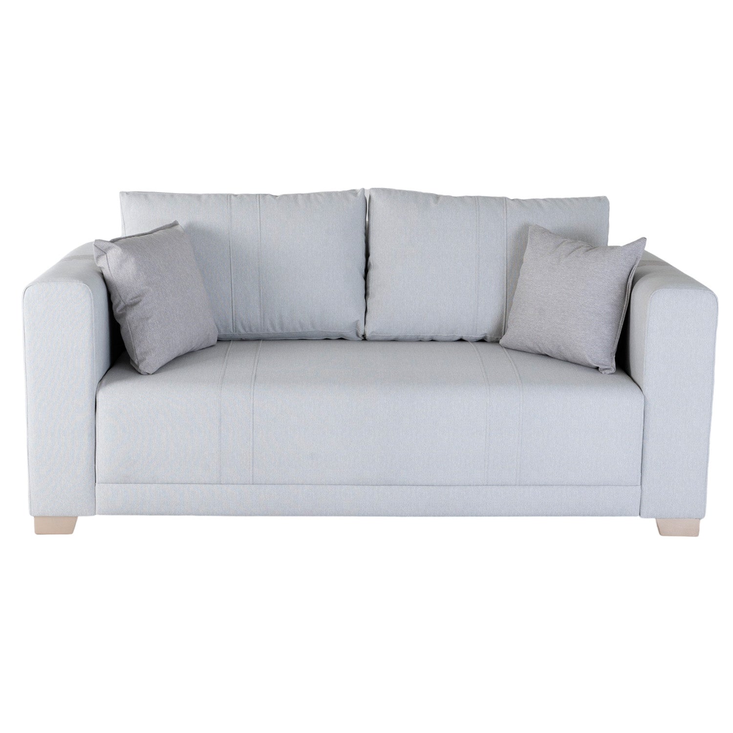 Sofa 3 Puestos Mark Eurolino Gaira Plata, Champaña