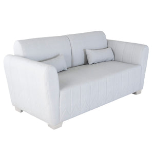 Juego de Sala Noah Eurocuero Gaira Gris, Plata