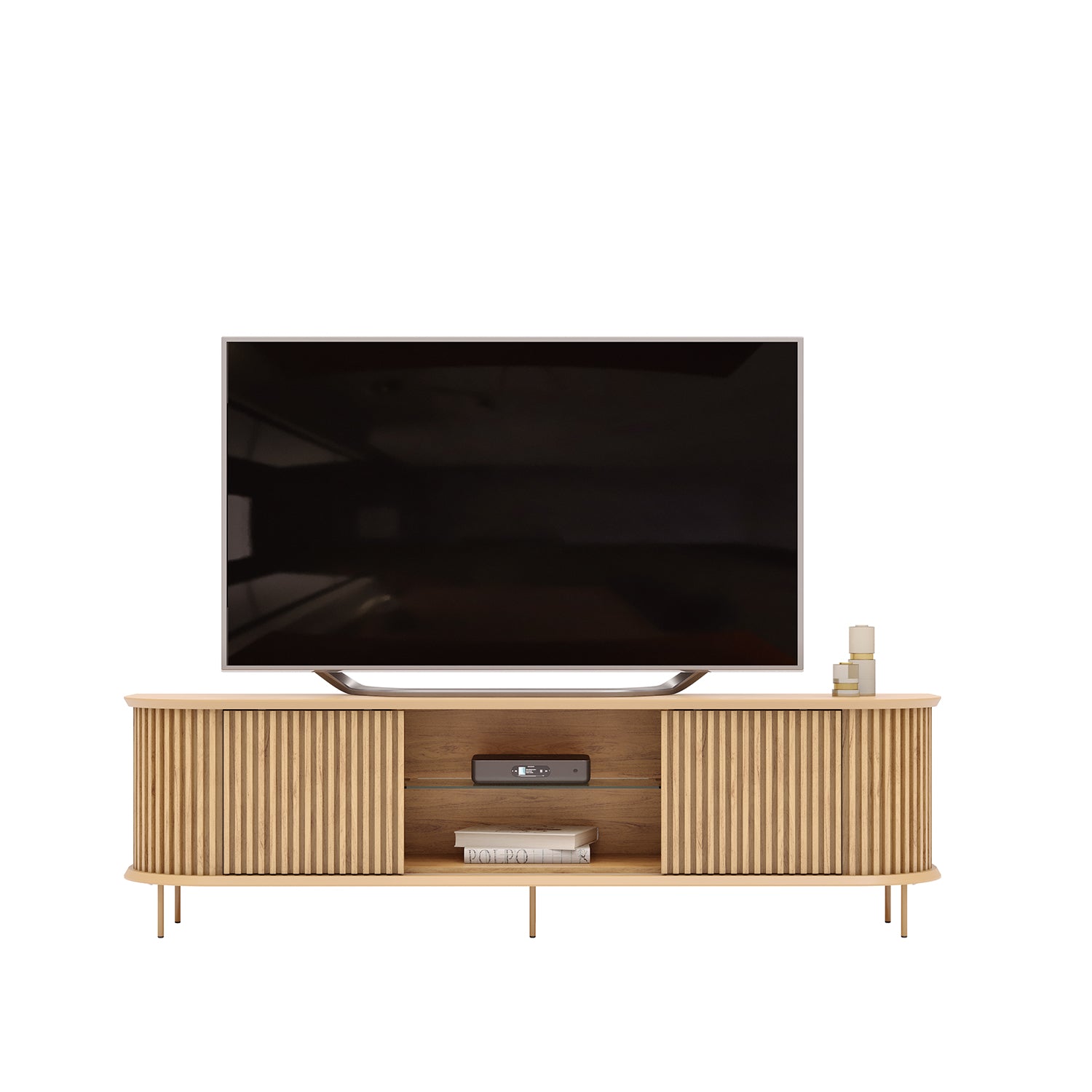 Mesa De Tv Frizz 218X62X45 Natural