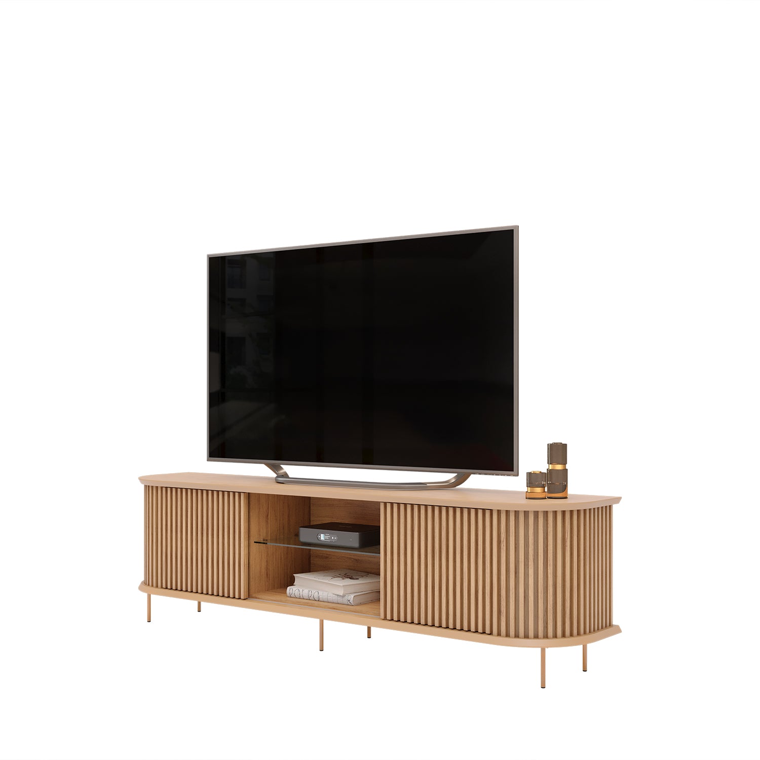 Mesa De Tv Frizz 218X62X45 Natural