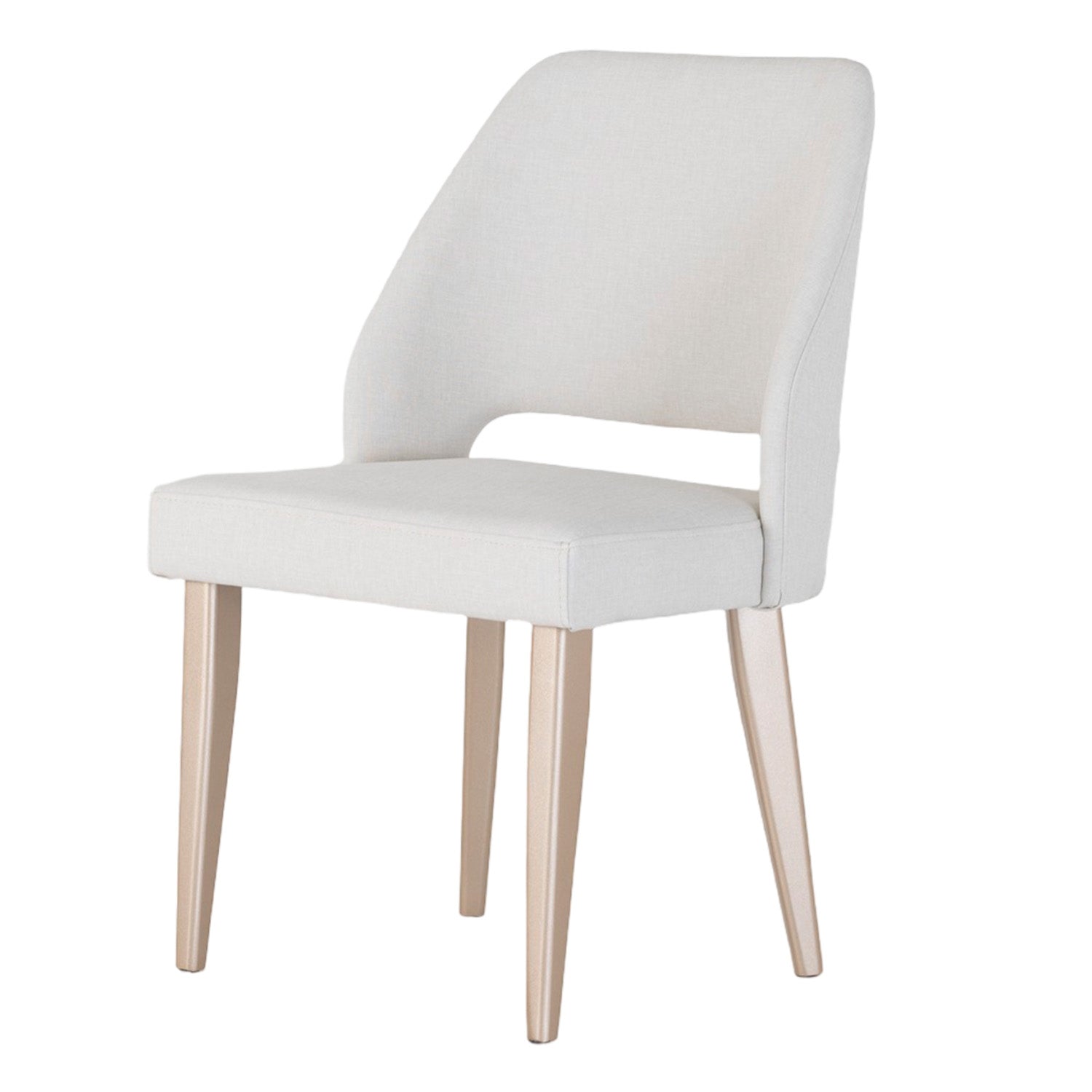 Comedor 6 Puestos Camille Eurolino Blanco, Champaña