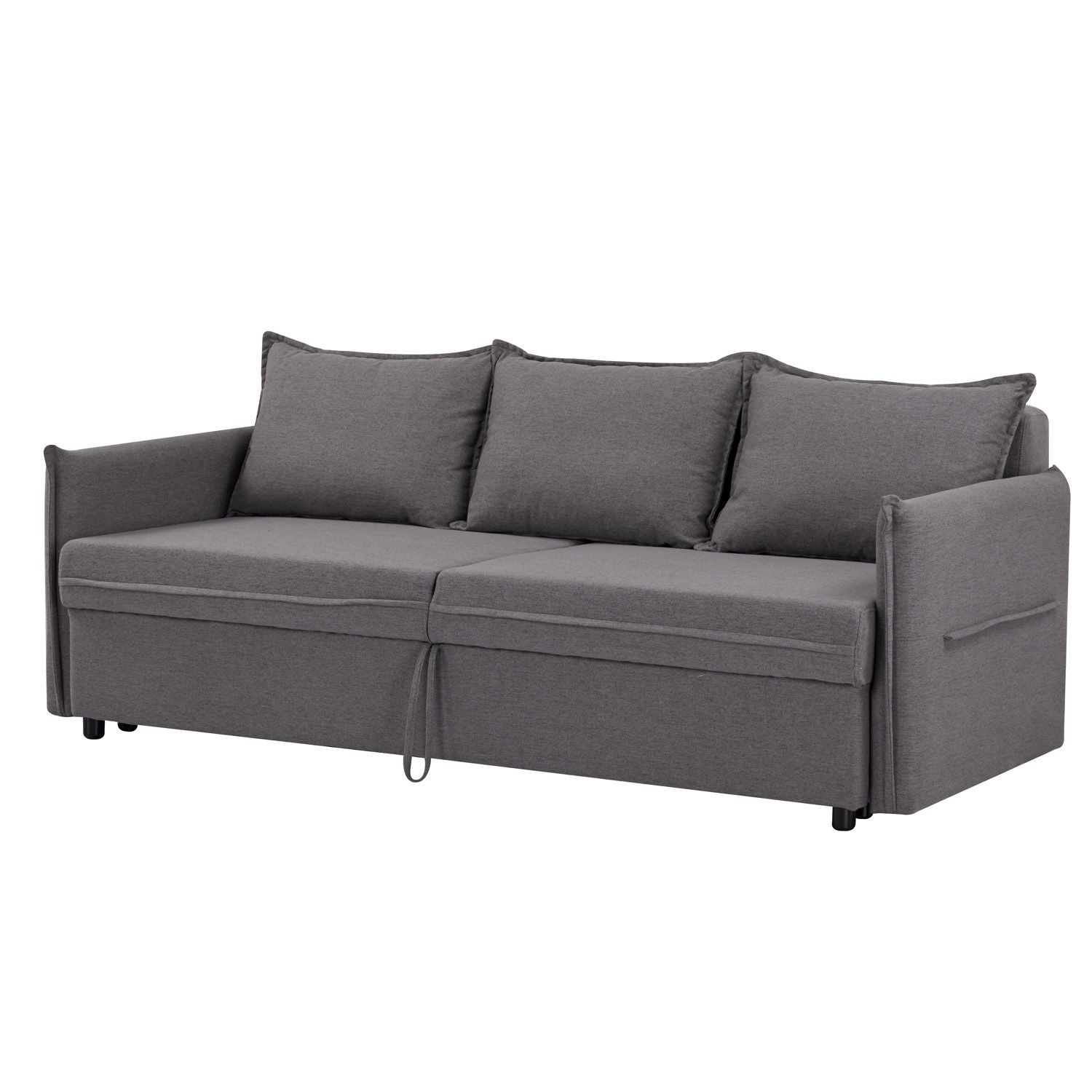 Sofa Cama Maya Microfibra Gris