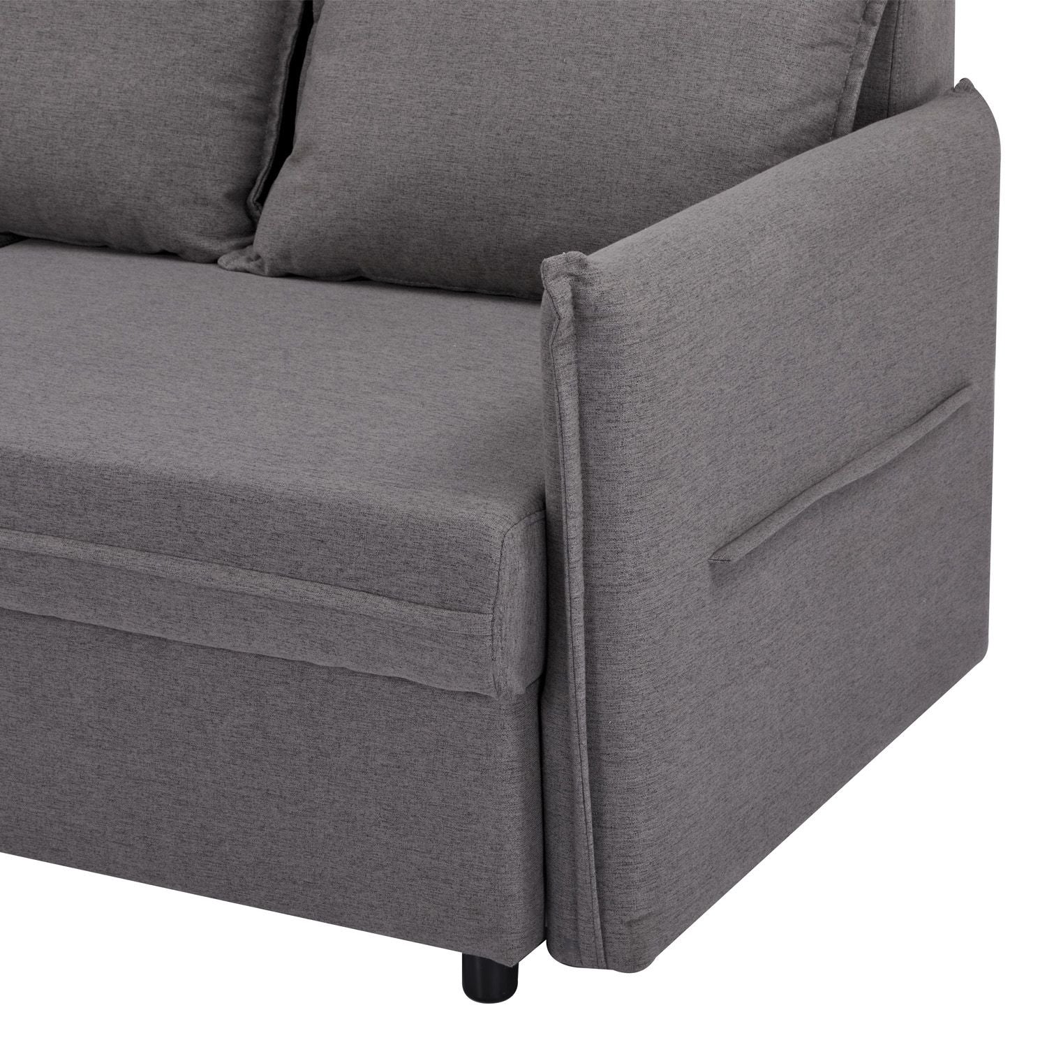 Sofa Cama Maya Microfibra Gris