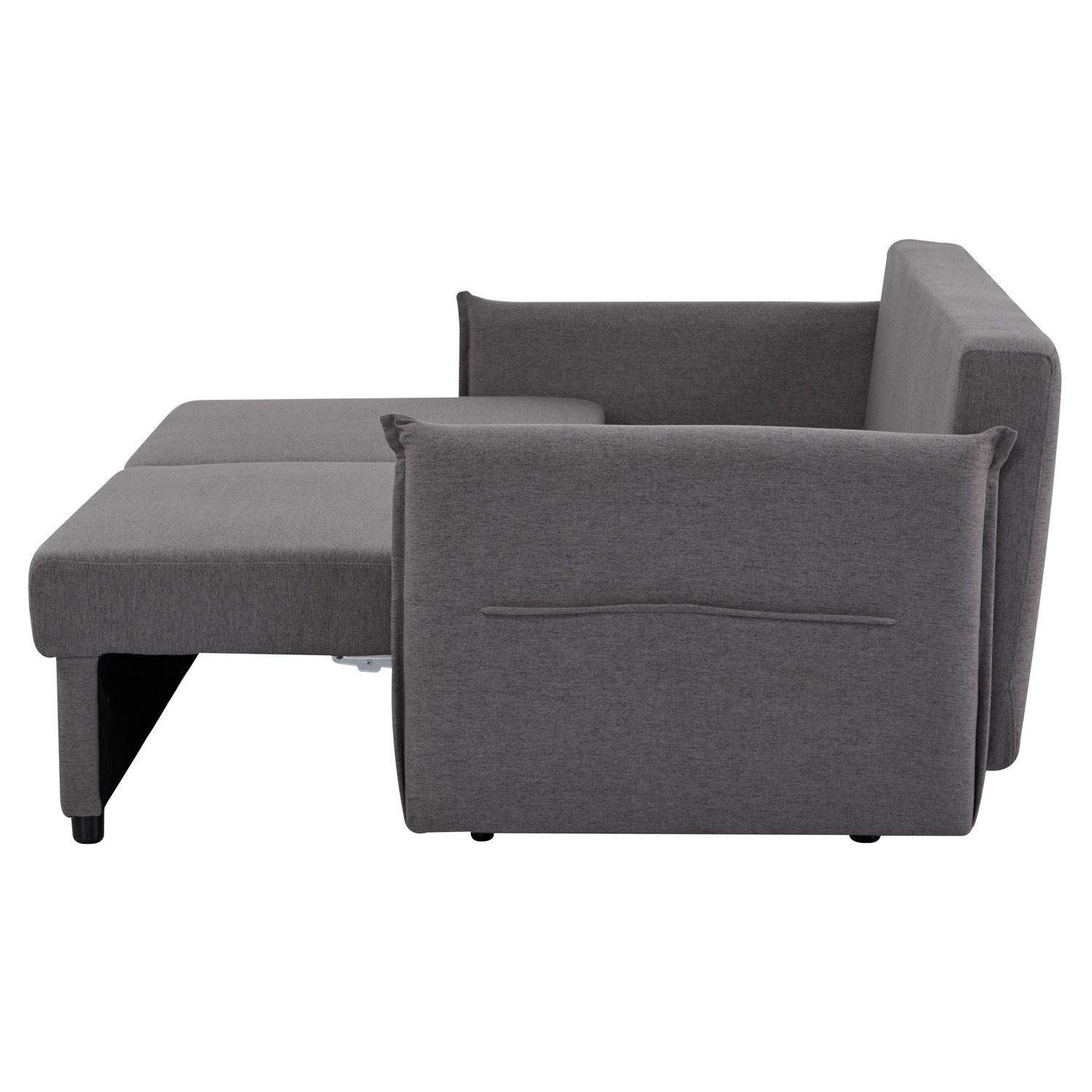 Sofa Cama Maya Microfibra Gris