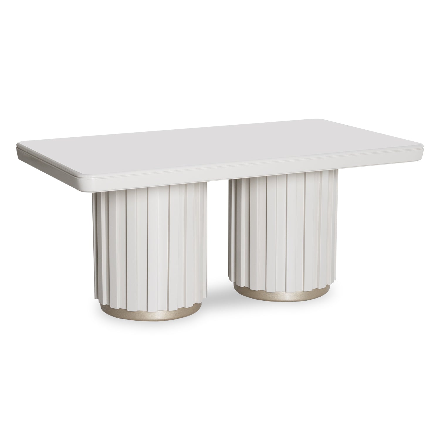 Mesa De Centro Nicole Off White, Champaña