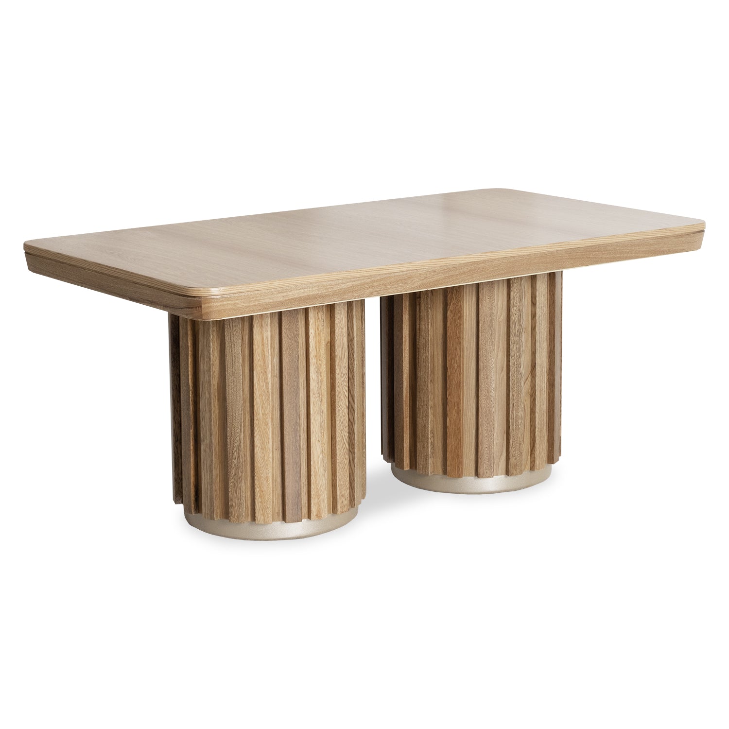 Mesa De Centro Nicole Natural, Champaña