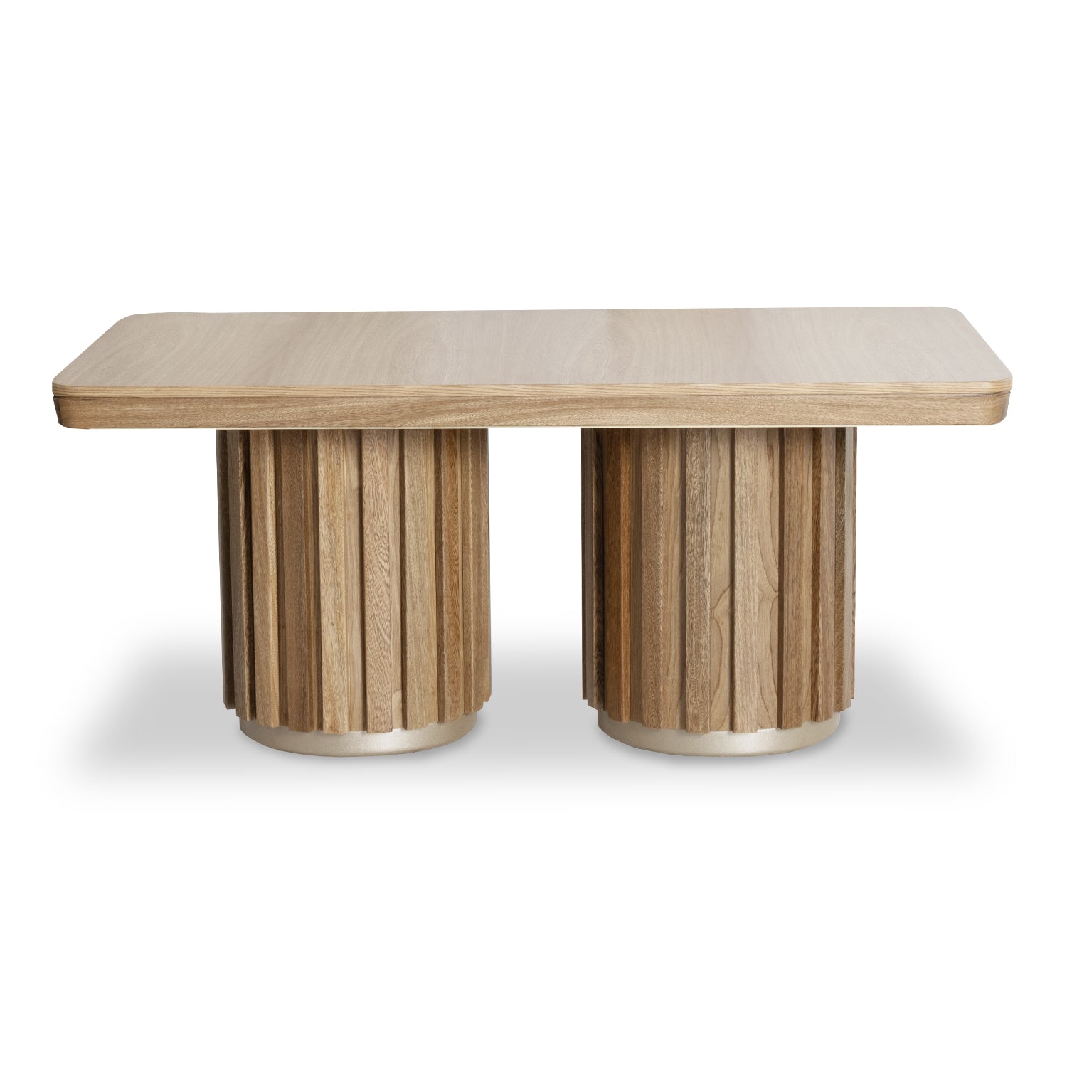 Mesa De Centro Nicole Natural, Champaña