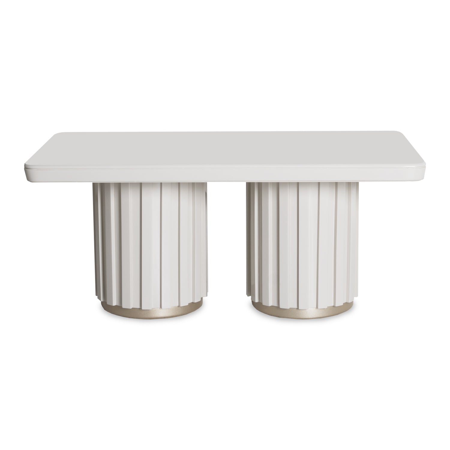 Mesa De Centro Nicole Off White, Champaña