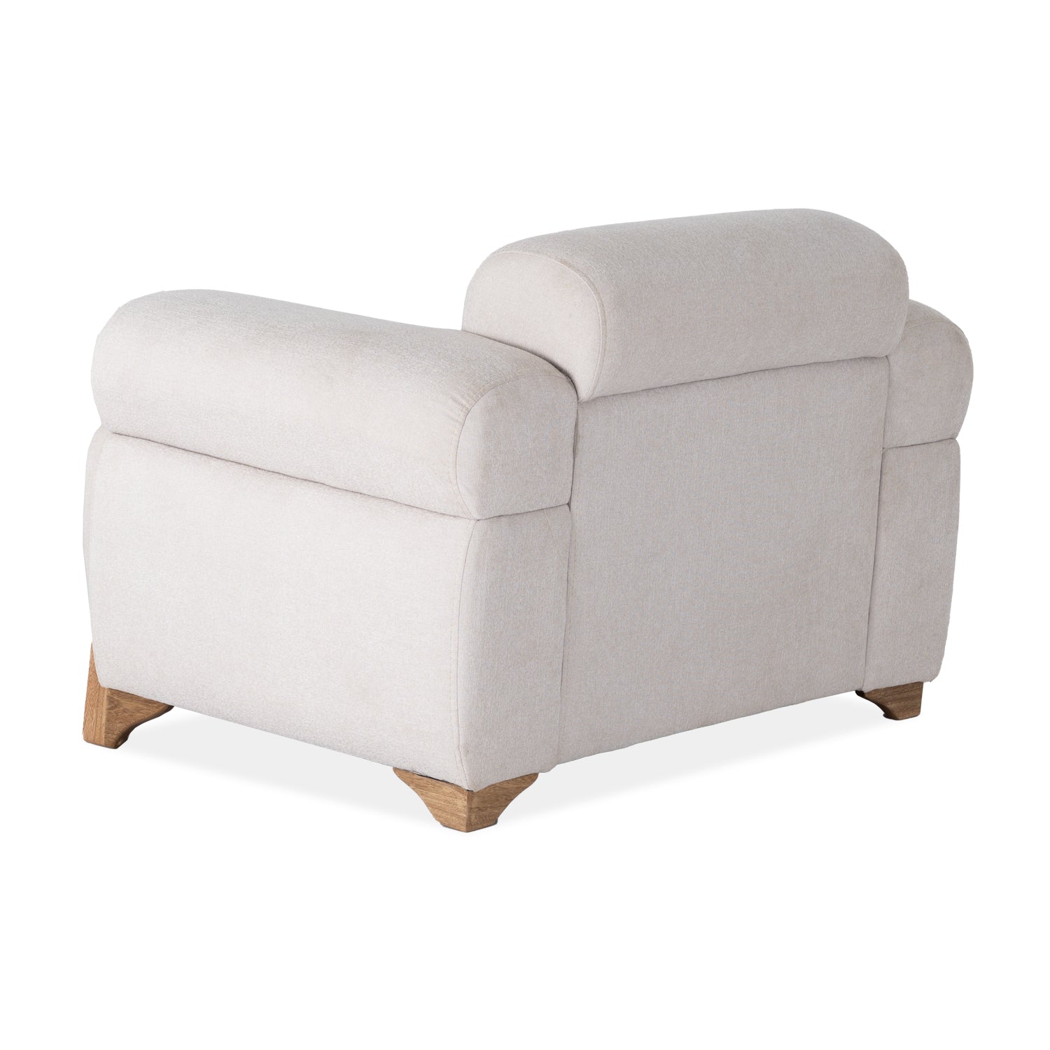 Poltrona Larisa Lino Logan Beige, Natural