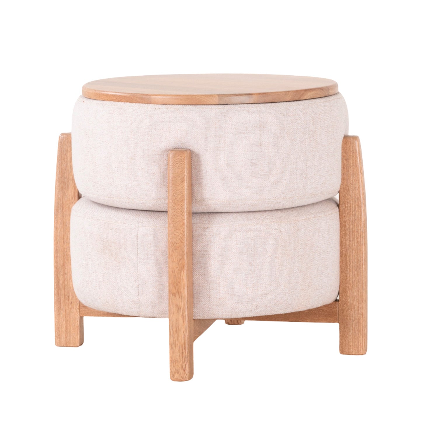 Puff Ozzy Chalet Beige, Natural