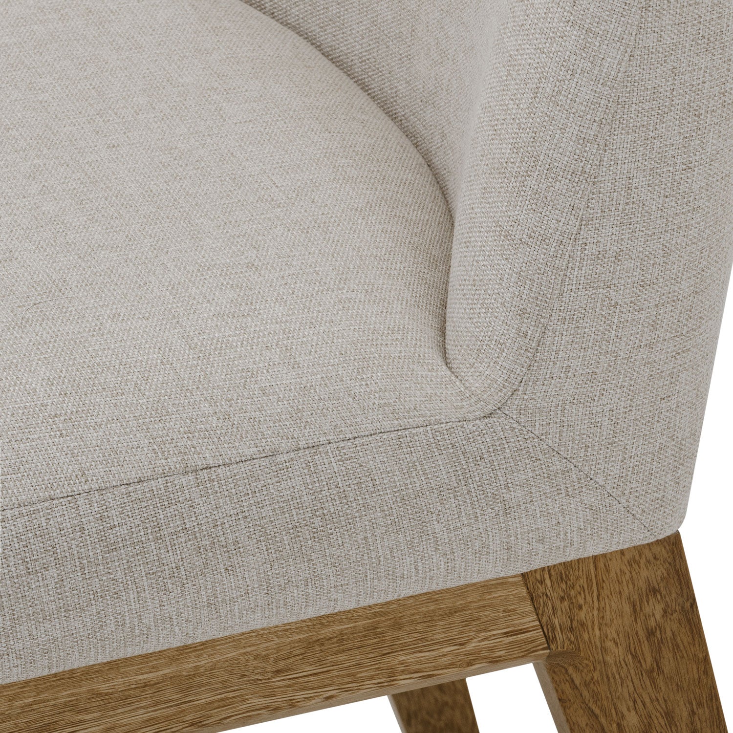 Comedor 6 Puestos Montana Lino Taupe, Natural
