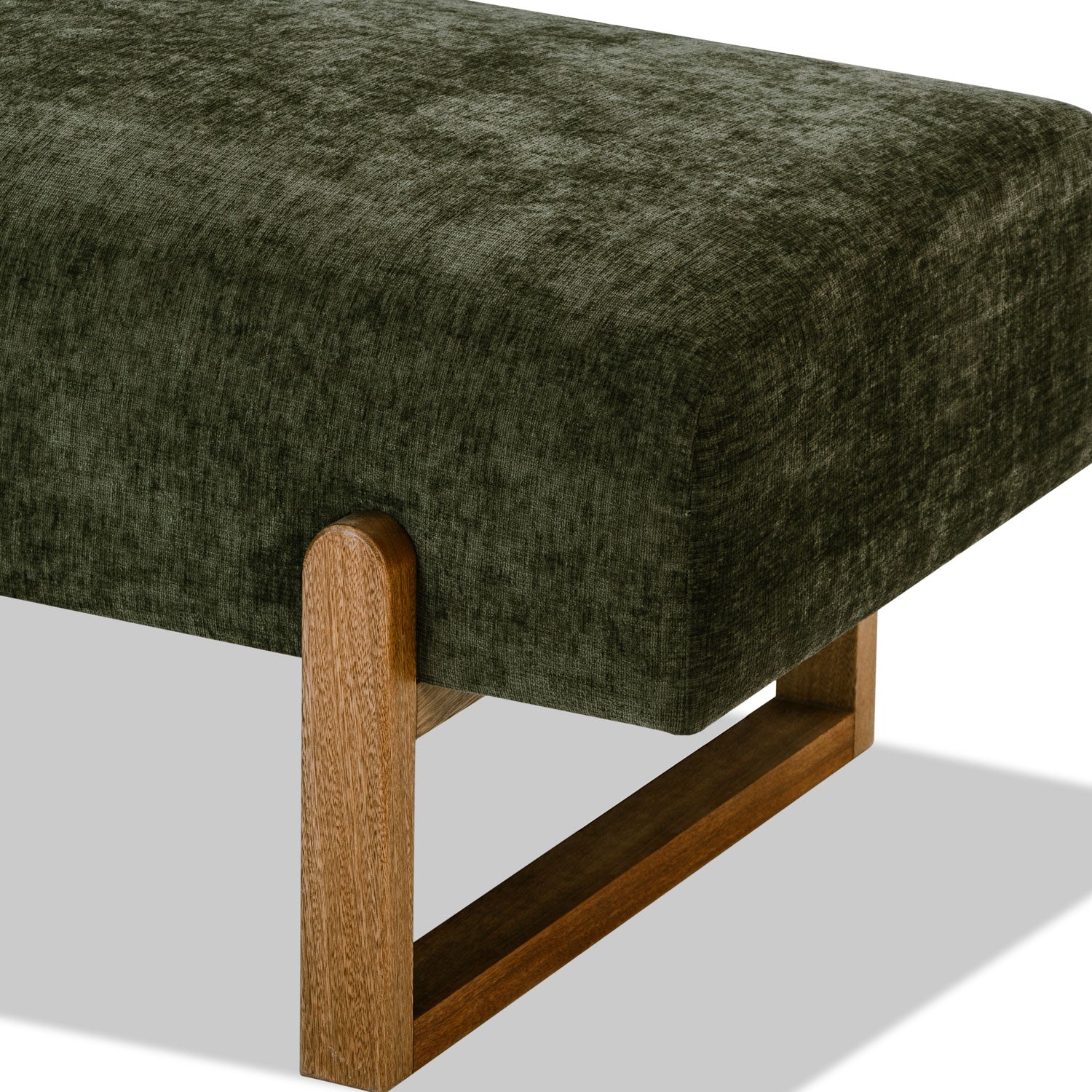 Puff Bonn Lino Verde, Natural