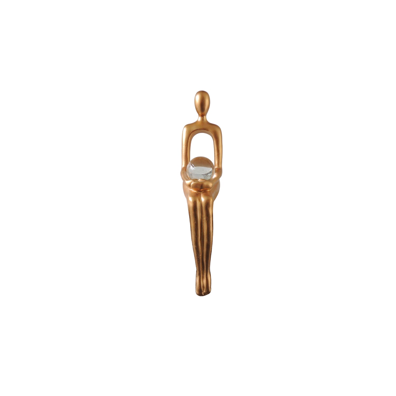Figura 6.5X28Cm Oro Mujer Esfera Dharma