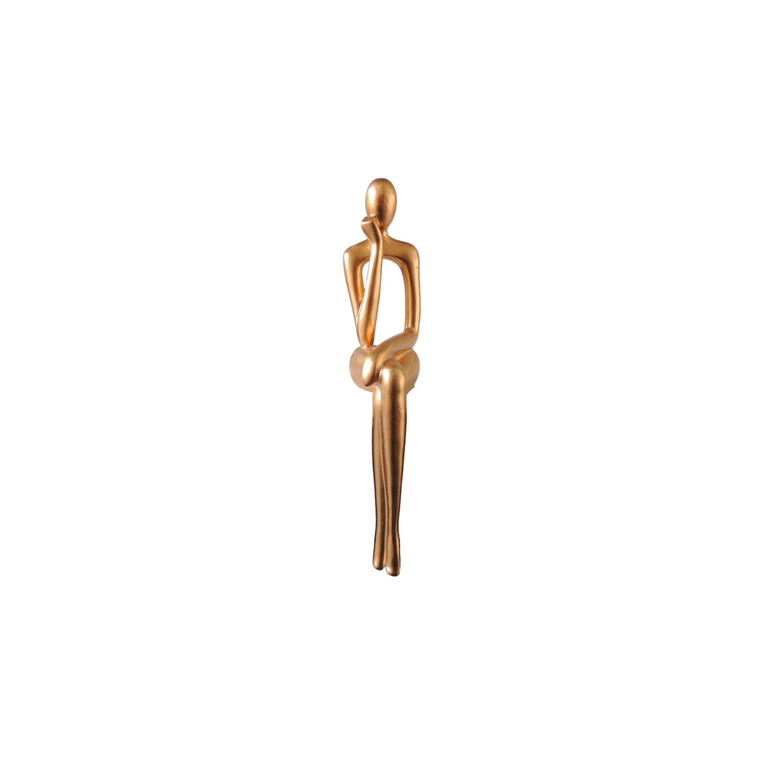 Figura 6.5X28Cm Oro Mujer Piensa Dharma