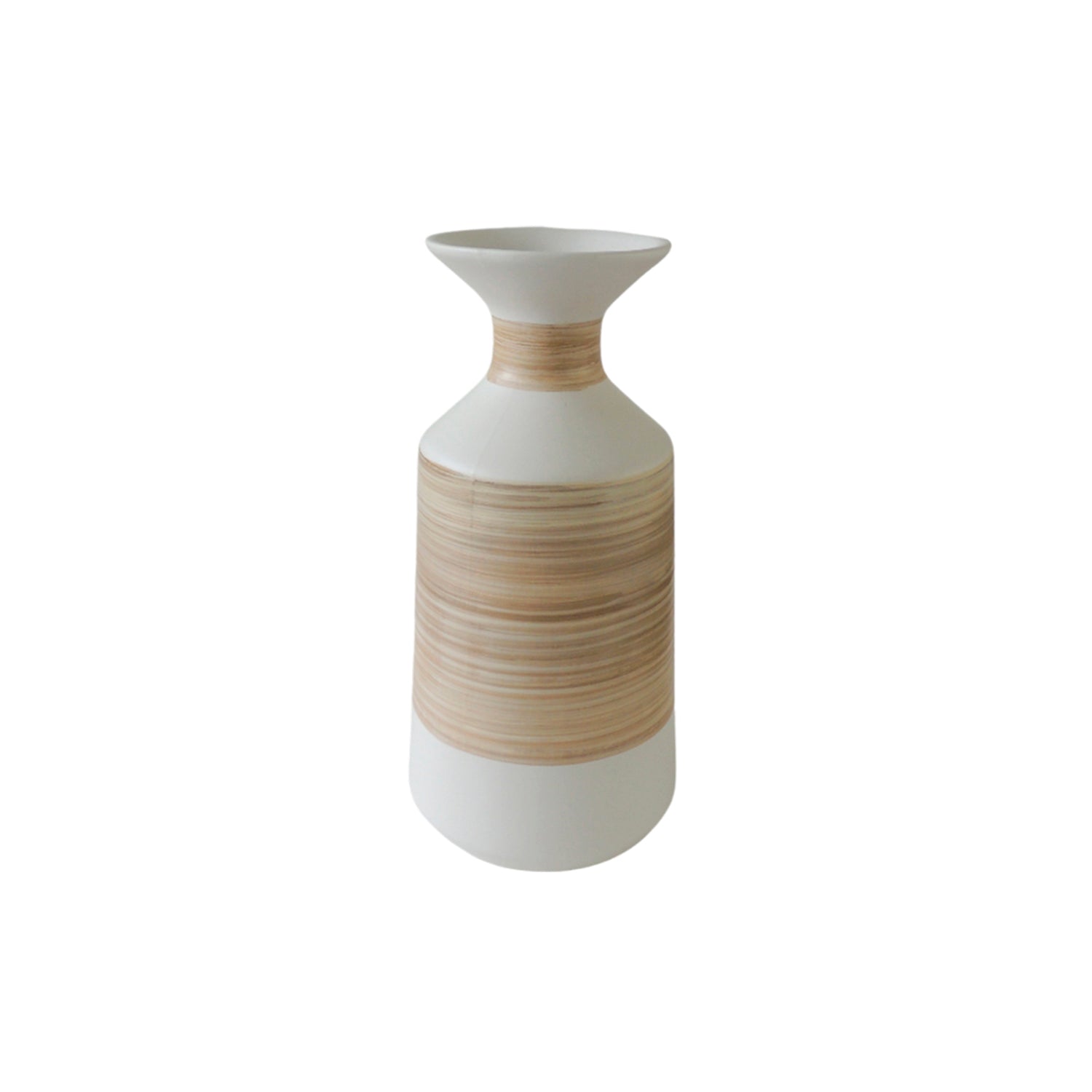 Jarron 17X38Cm Beige Lineas Lyon