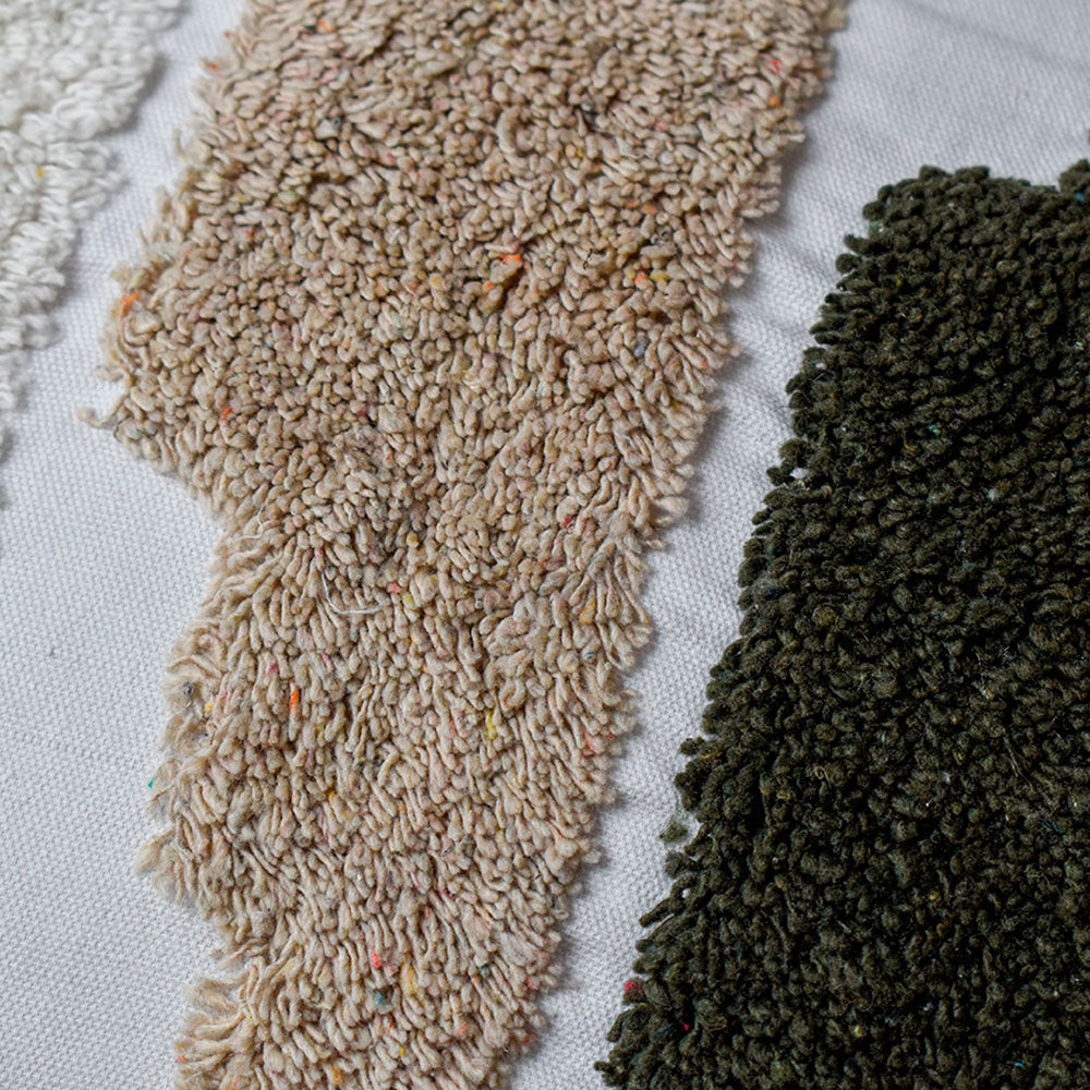 Cojin 45X45 Rustic 71 Blanco, Oliva