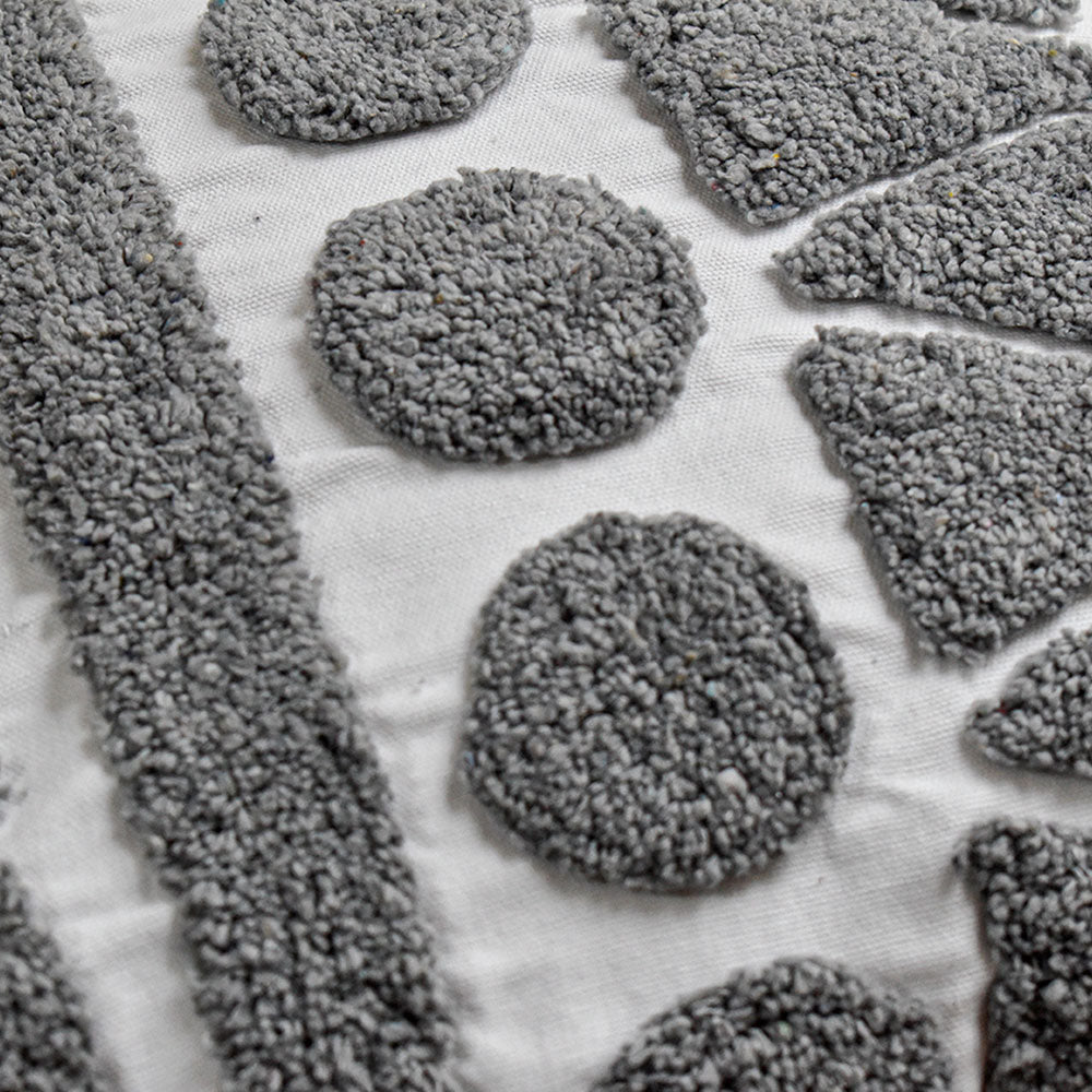 Cojin 45X45 Rustic 66 Gris, Beige