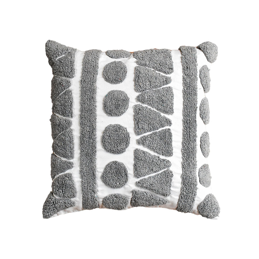 Cojin 45X45 Rustic 66 Gris, Beige