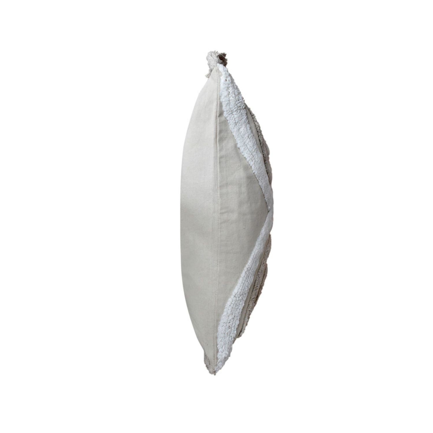 Cojin 45X45 Rustic 48 Beige, Blanco