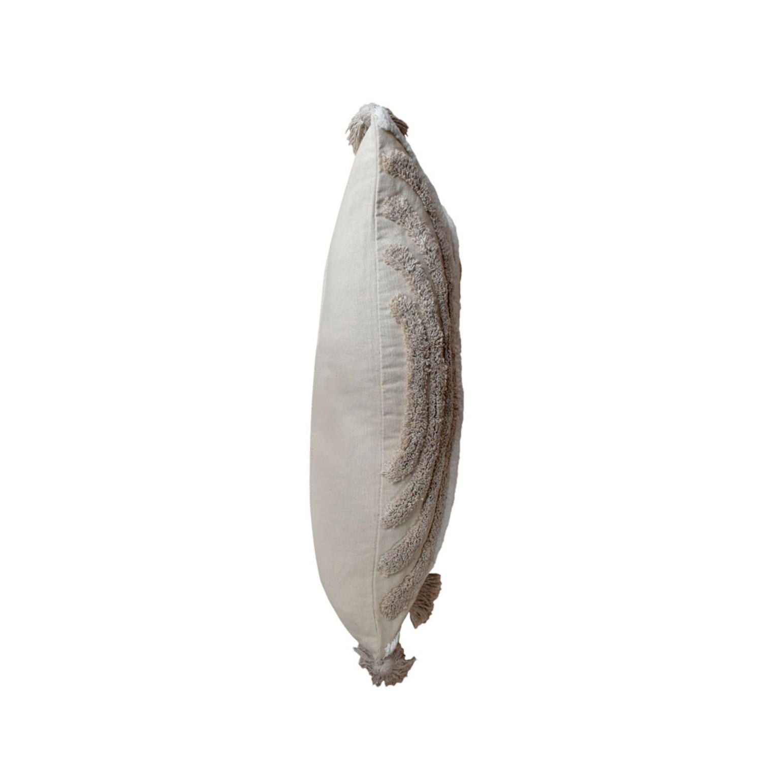 Cojin 30X50 Rustic 49 Beige, Blanco