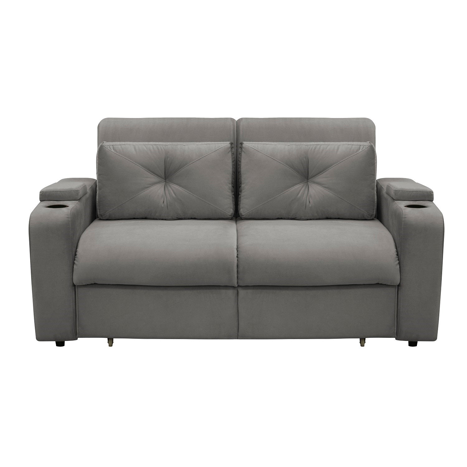 Sofá Cama Boston Velvet London Taupe