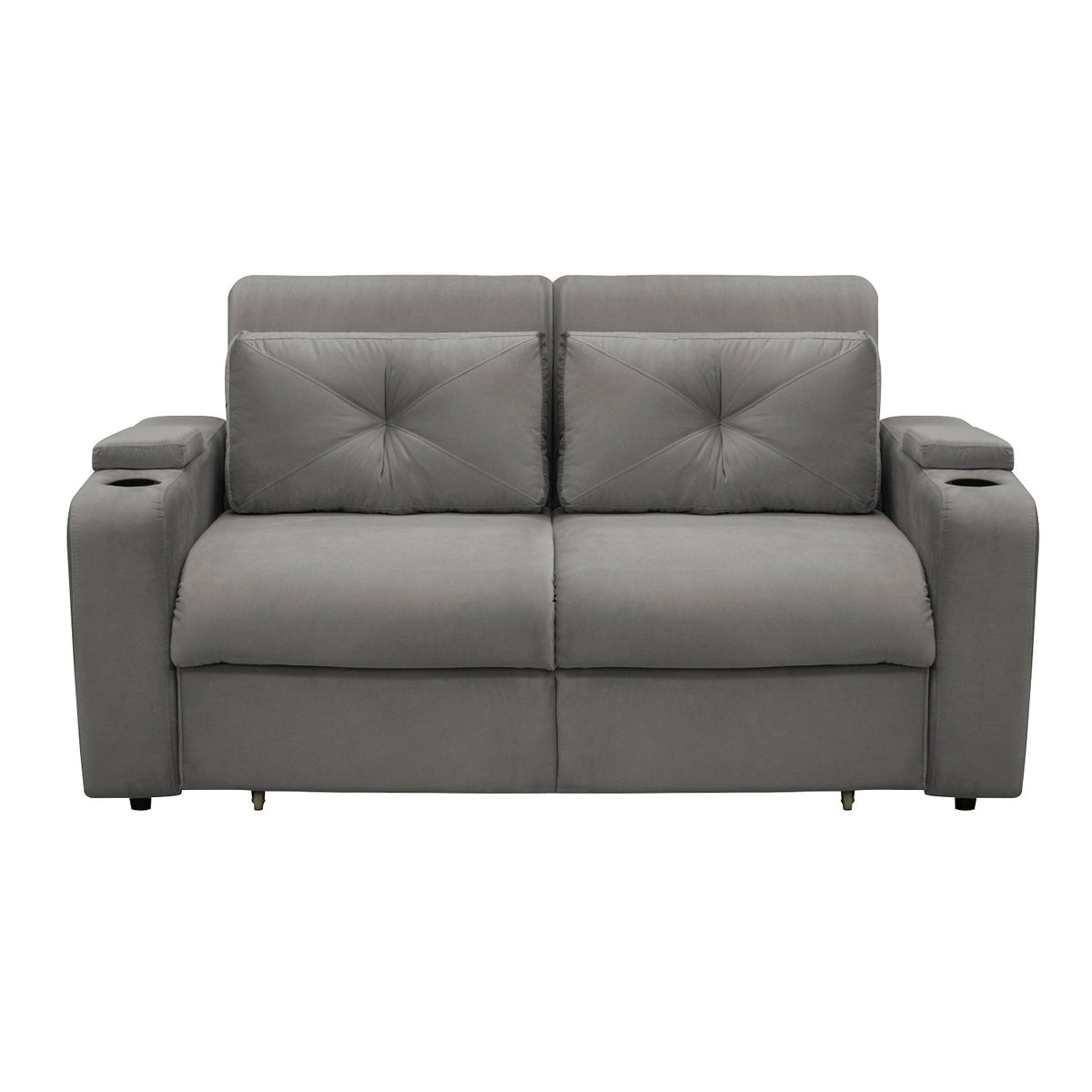 Sofá Cama Boston Velvet London Taupe