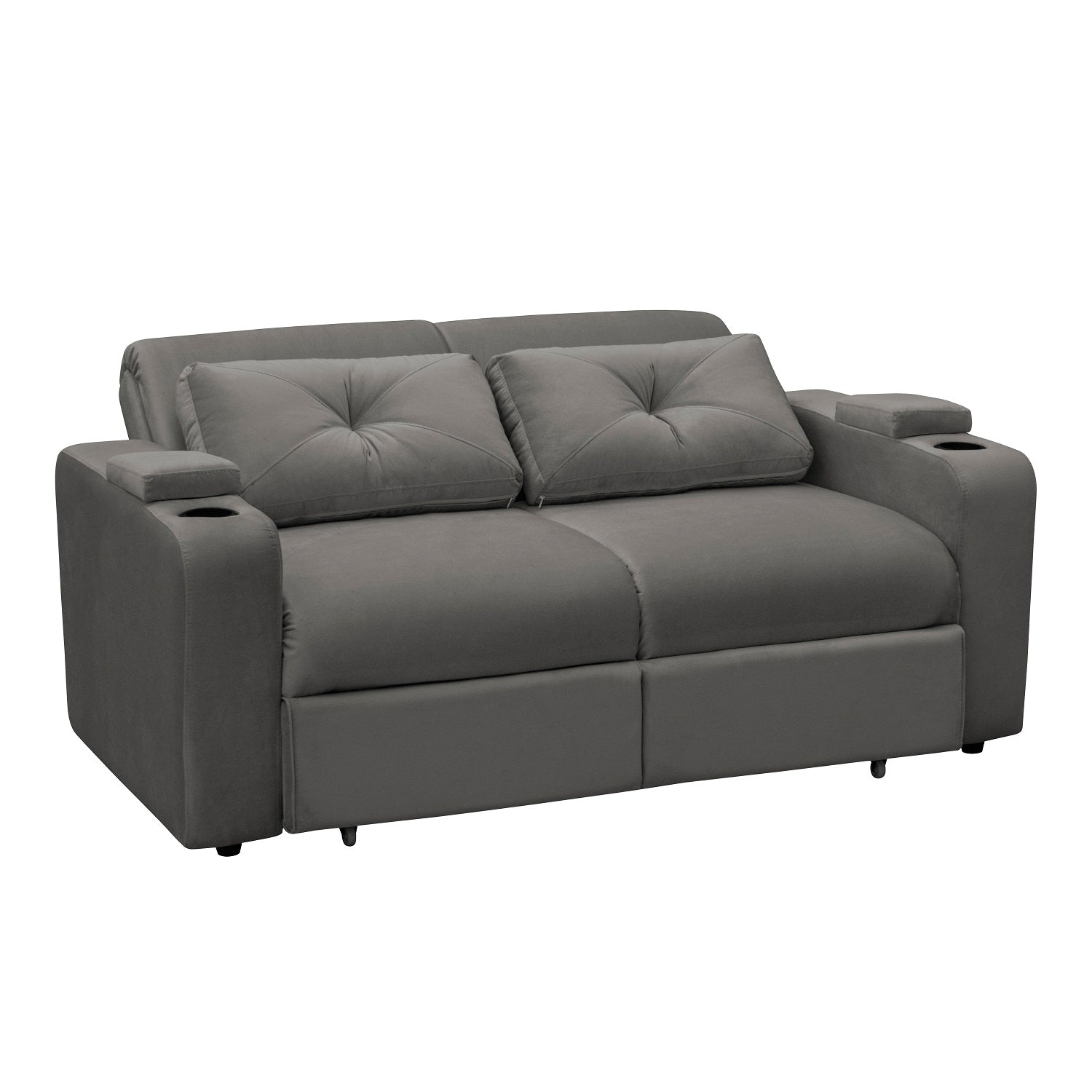 Sofá Cama Boston Velvet London Taupe