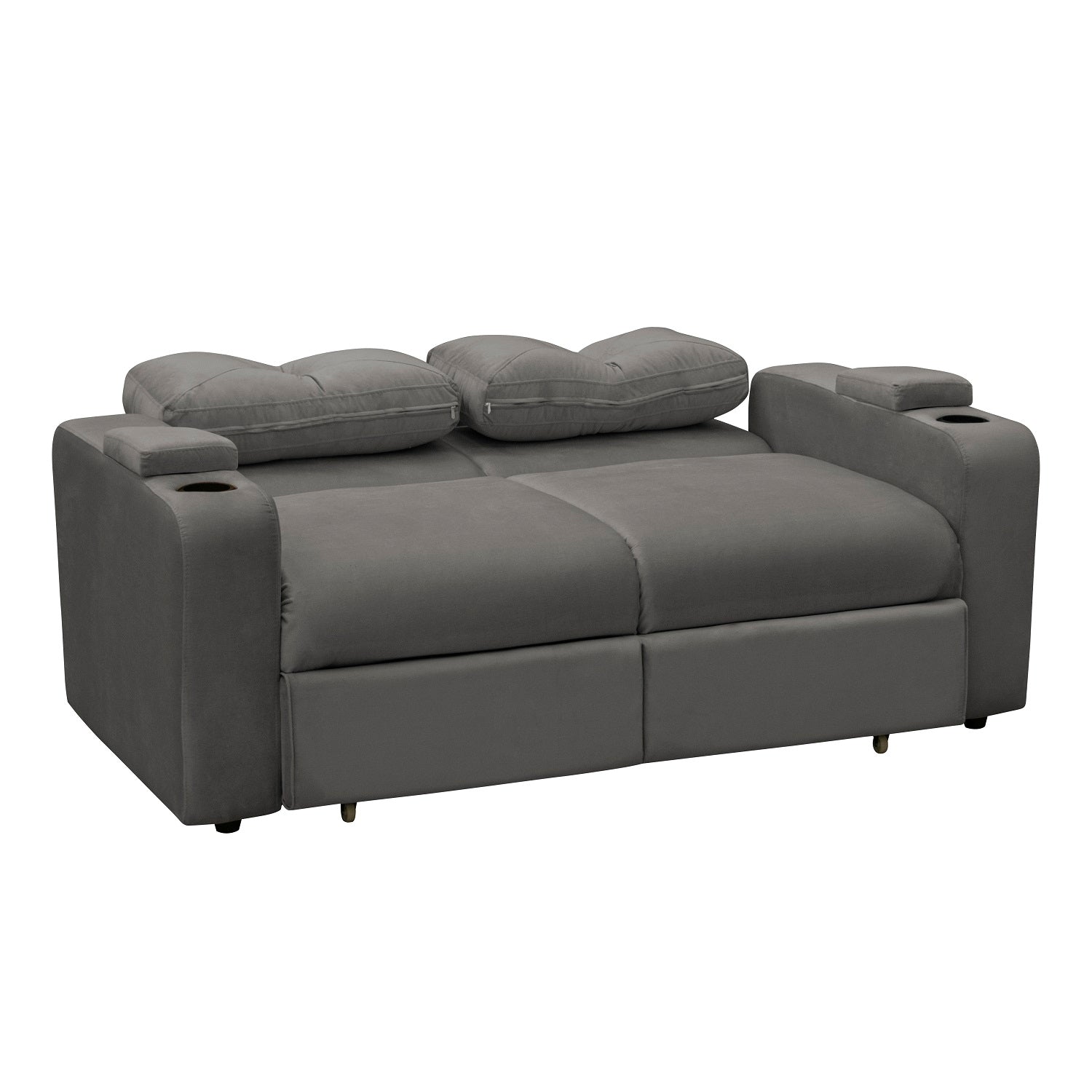 Sofá Cama Boston Velvet London Taupe