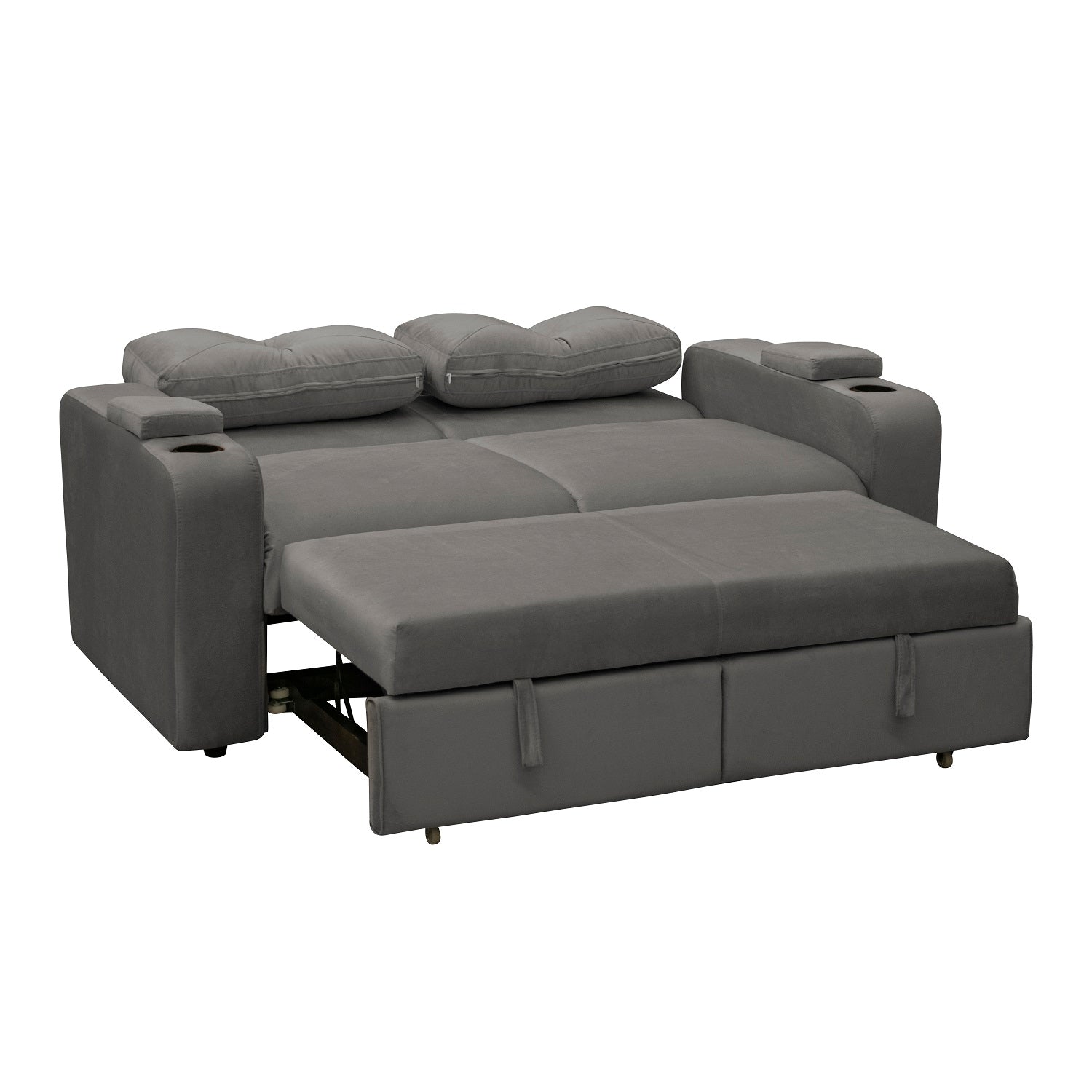 Sofá Cama Boston Velvet London Taupe