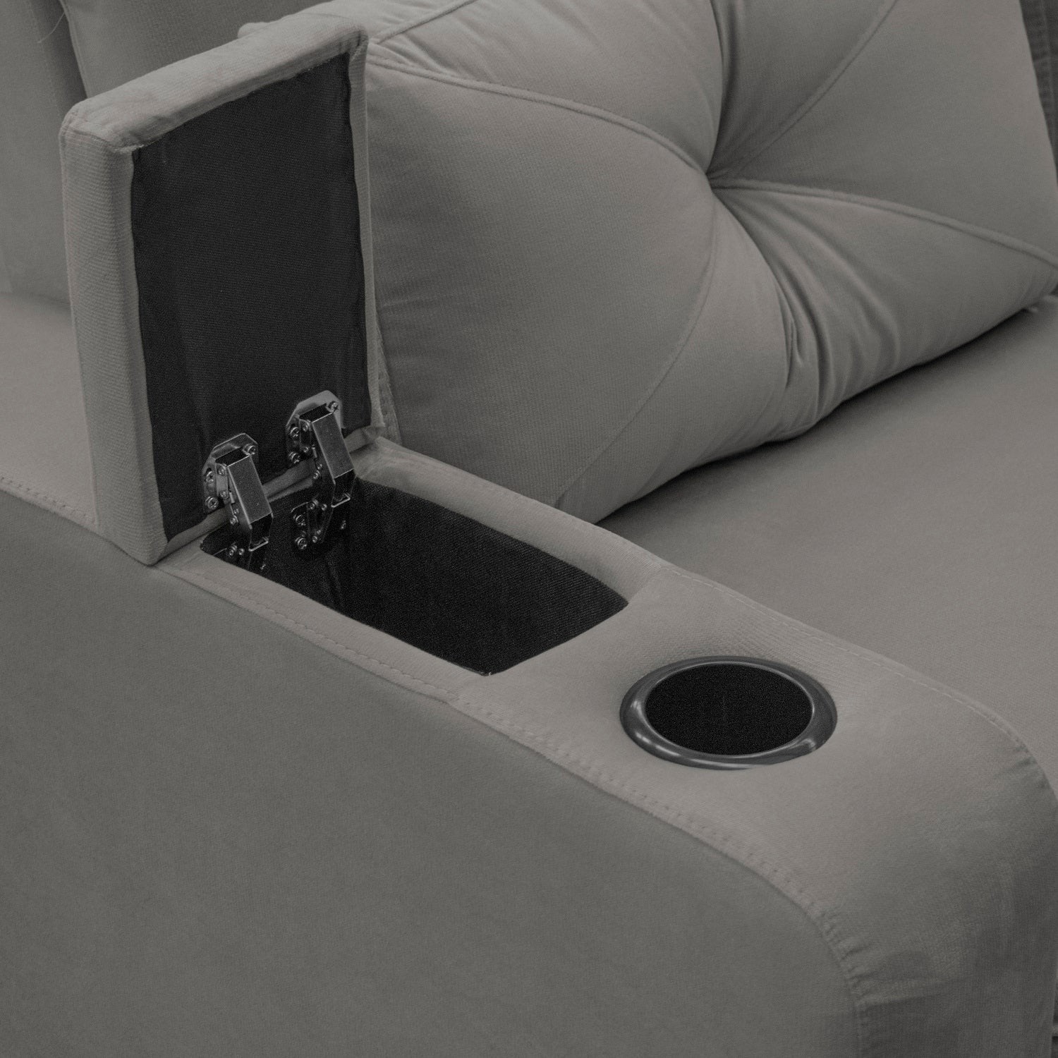 Sofá Cama Boston Velvet London Taupe