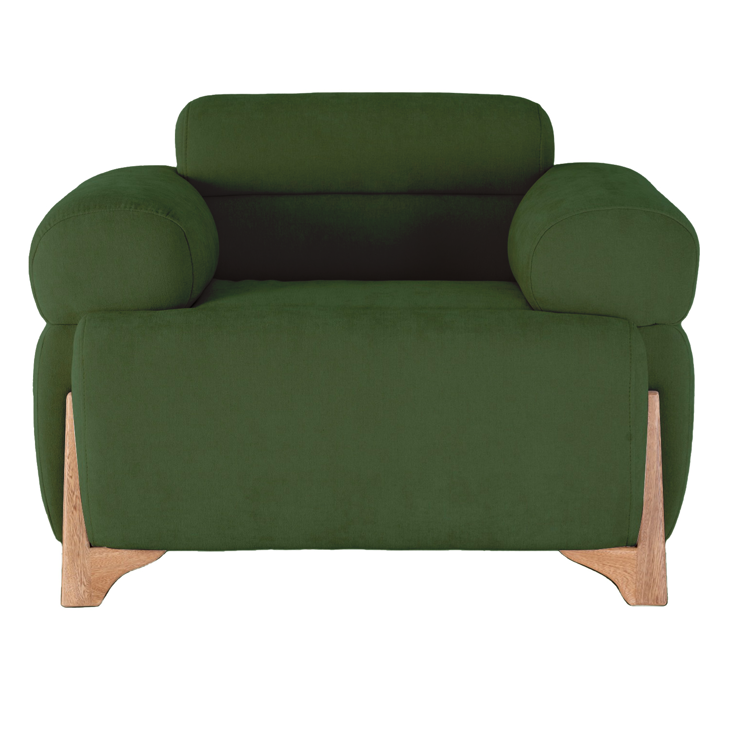 Poltrona Larisa Idilio Verde, Natural