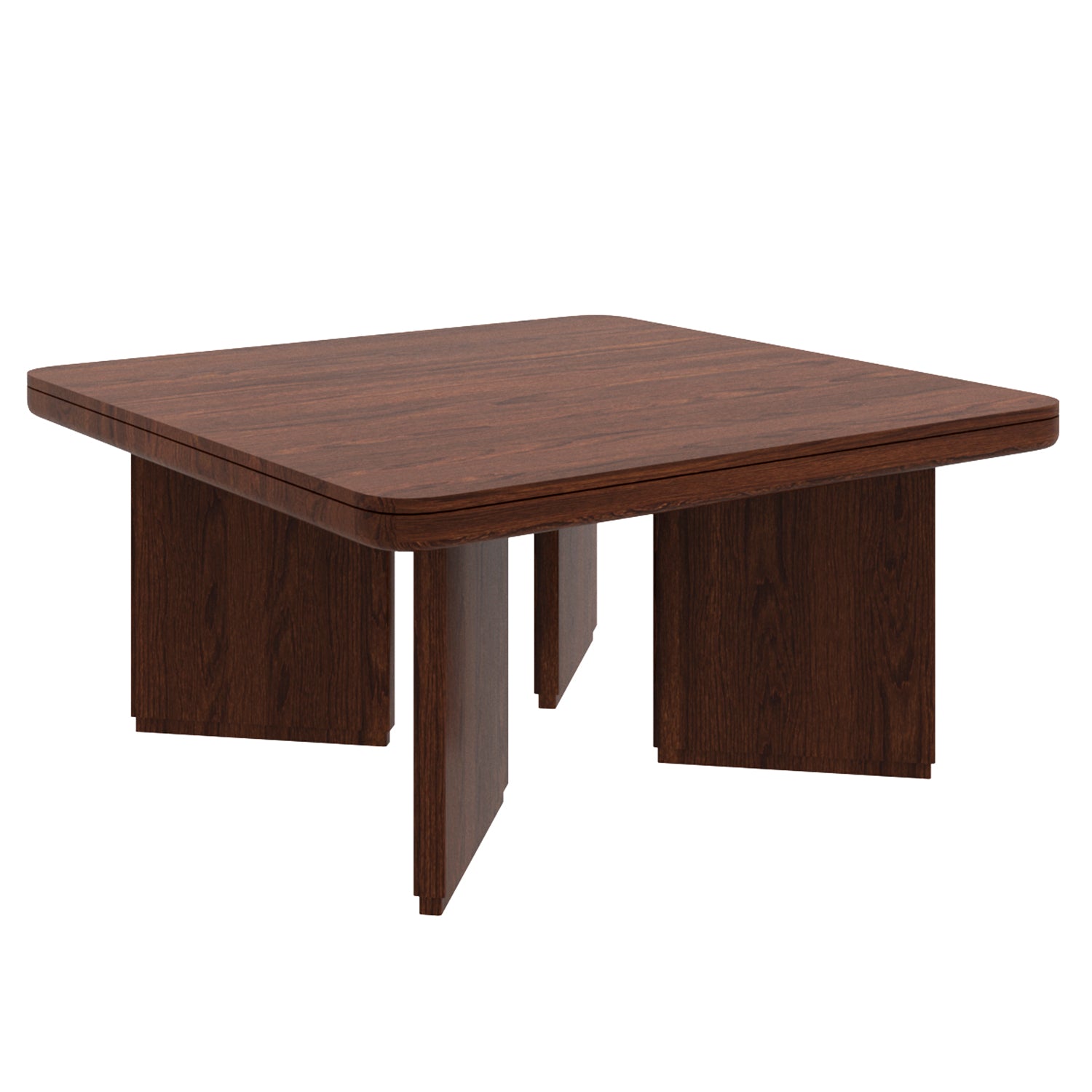 Mesa De Centro Dereck Natural Oscuro 33.5x75x75