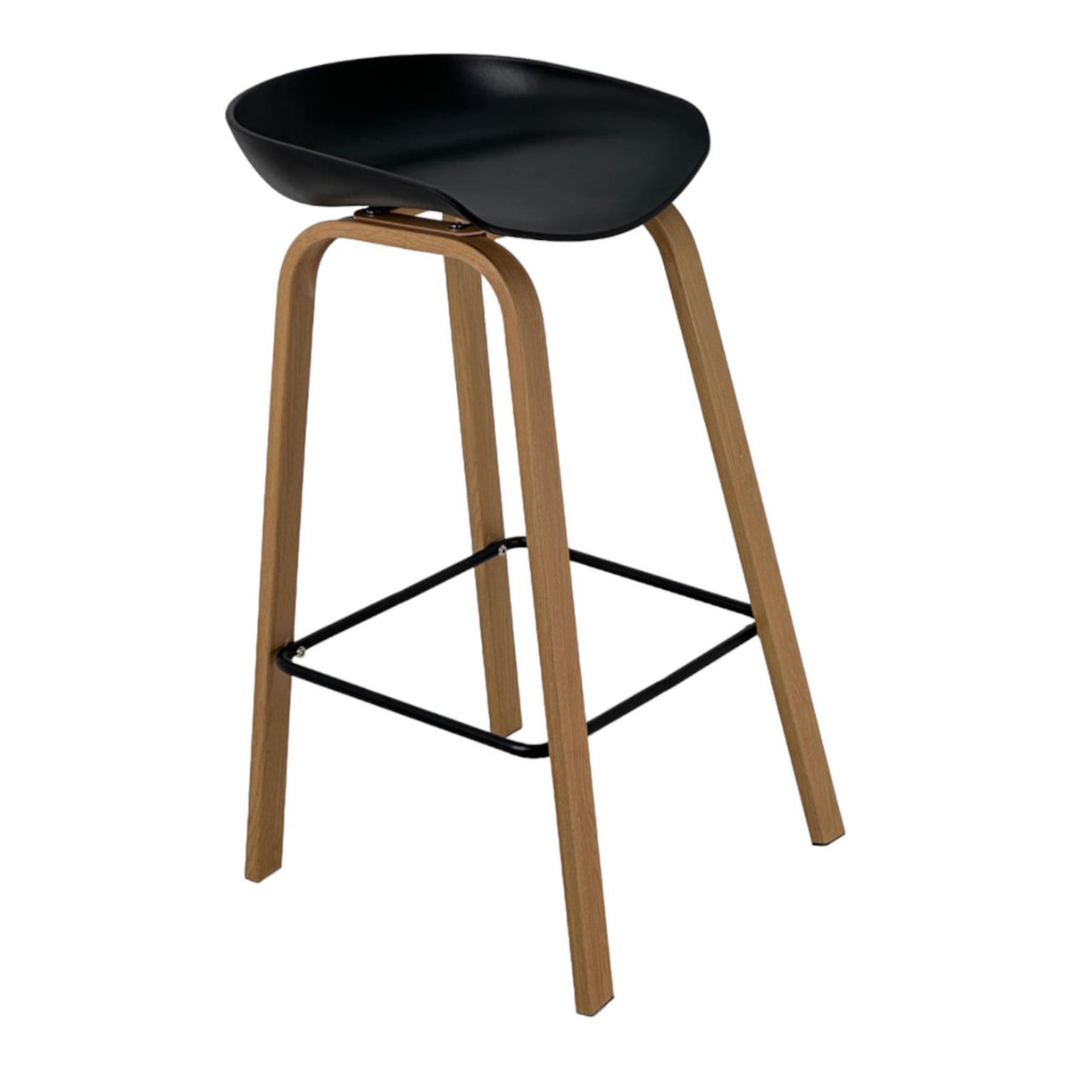 Silla Bar 45X44X84 Tom Negro F243