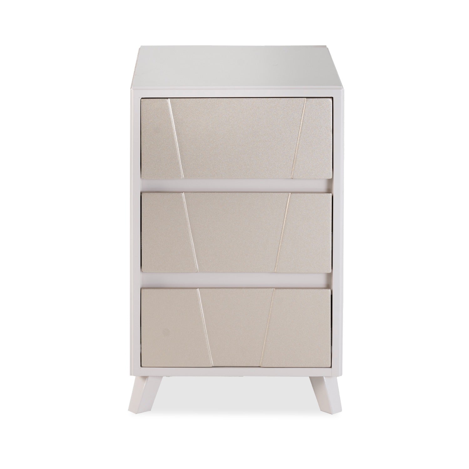 Mesa de Noche Angello Taupe, Champaña
