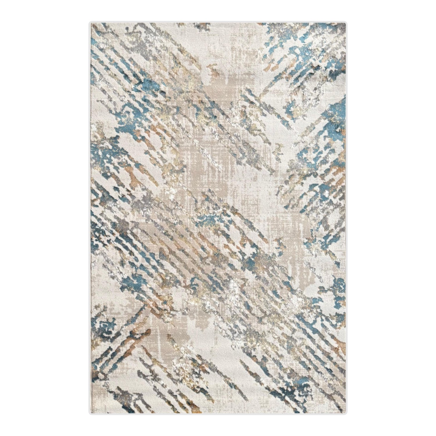 Alfombra 120X170 Zenda 300 Beige, Dorado