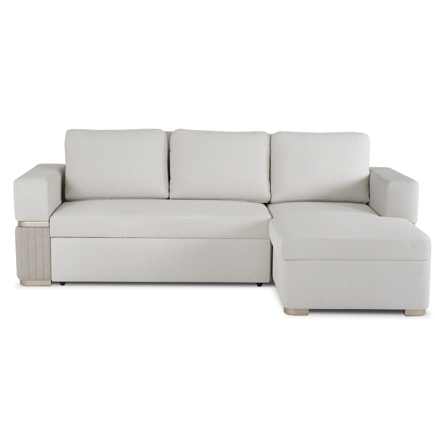 Sala Cama Dior Eurolino Blanco Puro, Beige Y Champaña Orientación derecha 2 Metros