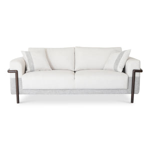 Sofá 3 Puestos Ginebra Lino York Home Beige, Gris, Natural Oscuro
