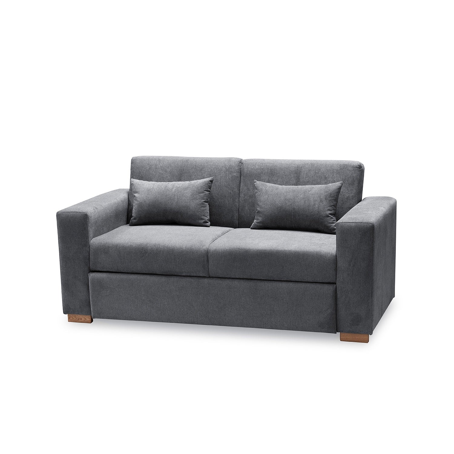 Sofá Cama Viena Microfibra Nakano Humo, Natural