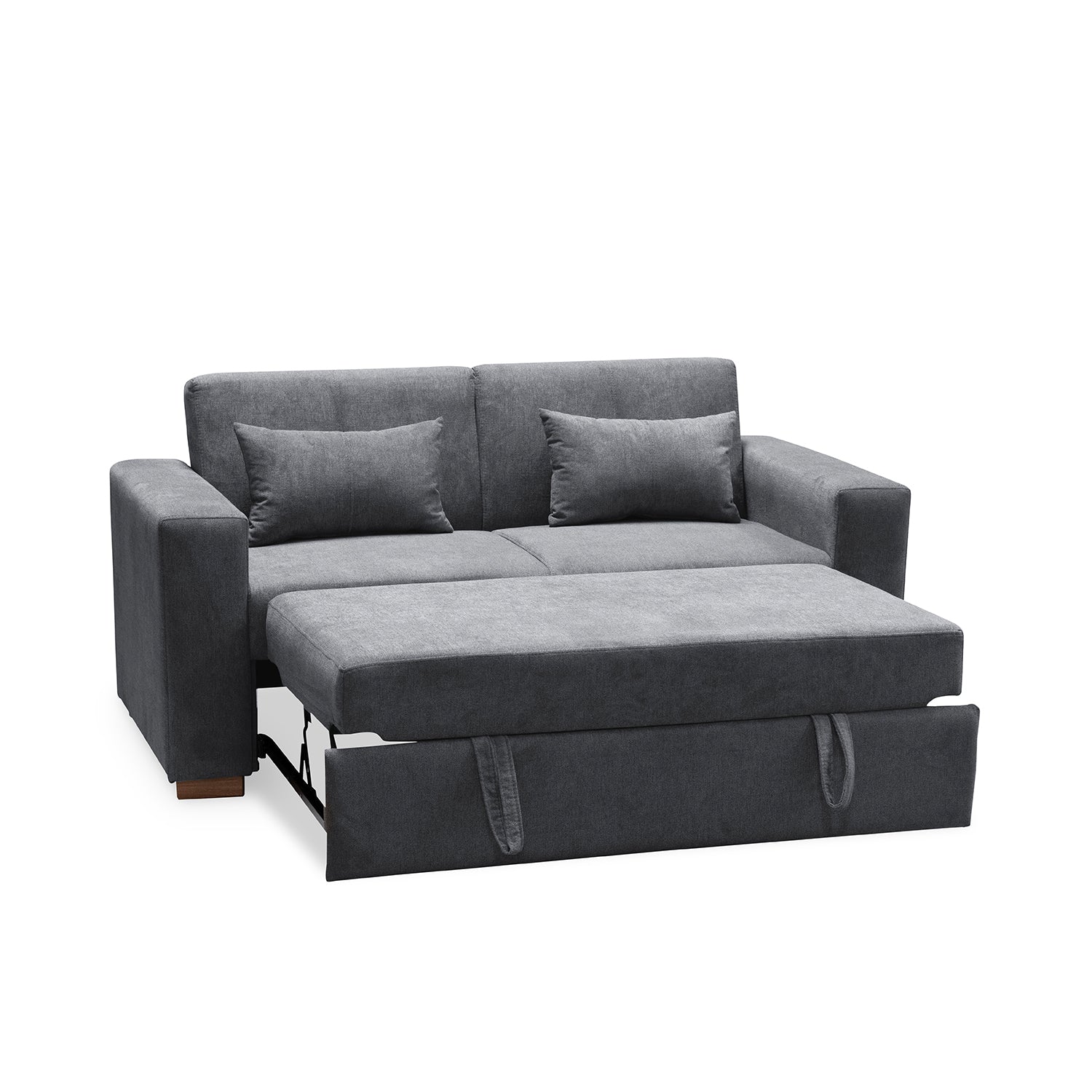 Sofá Cama Viena Microfibra Nakano Humo, Natural