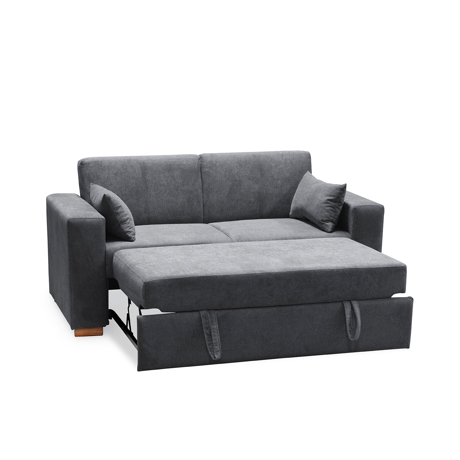 Sofá Cama Viena Microfibra Nakano Humo, Natural