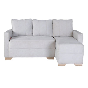 Sofá en L Kairos Eleganza Crudo, Champaña