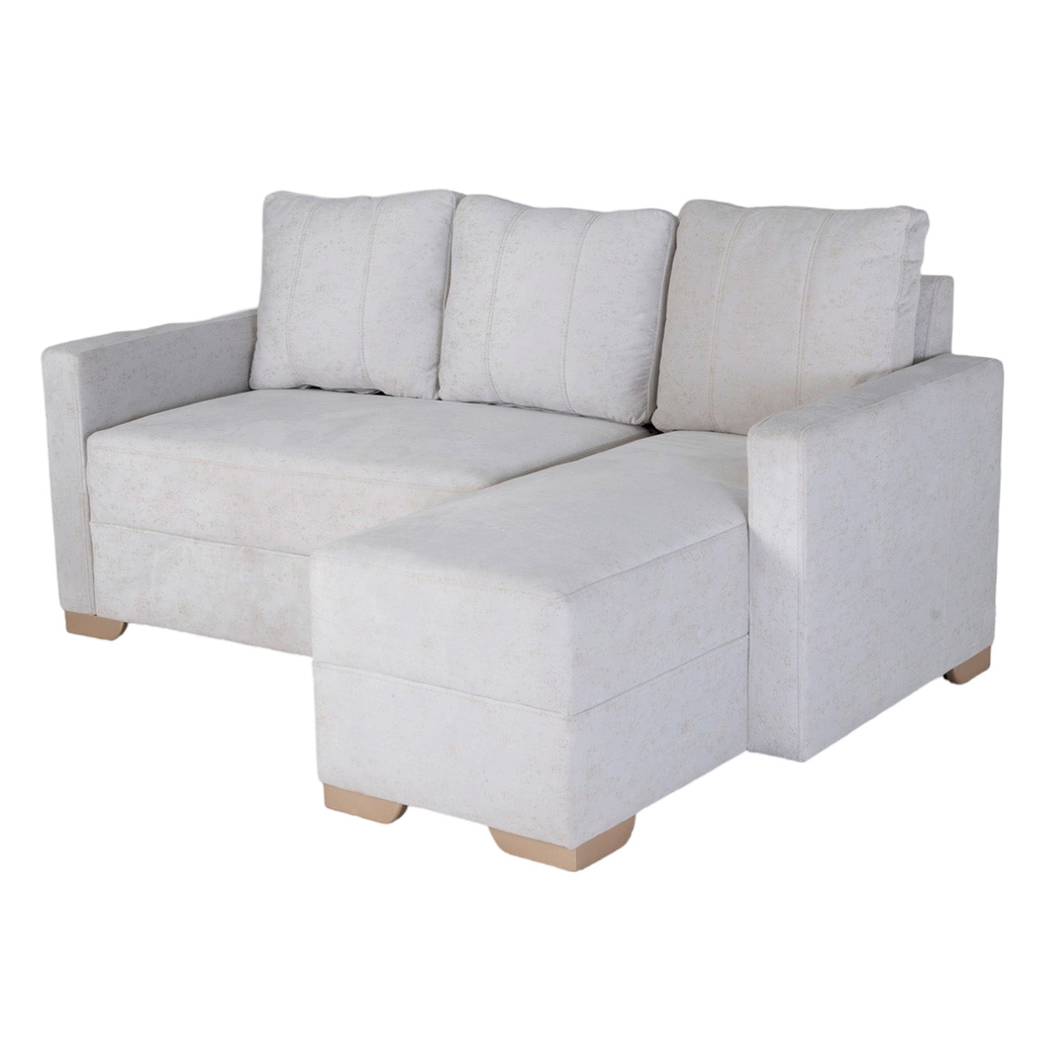 Sofá en L Kairos Eleganza Crudo, Champaña