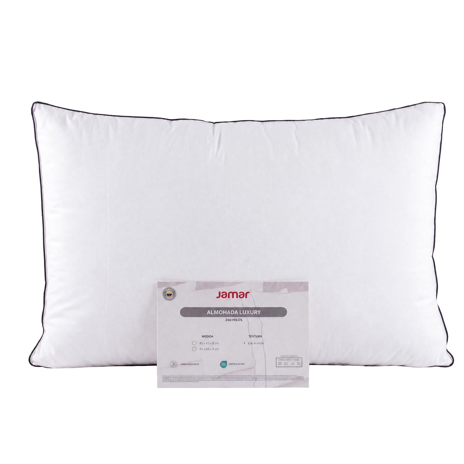 Almohada Luxury estandar 65x45x08
